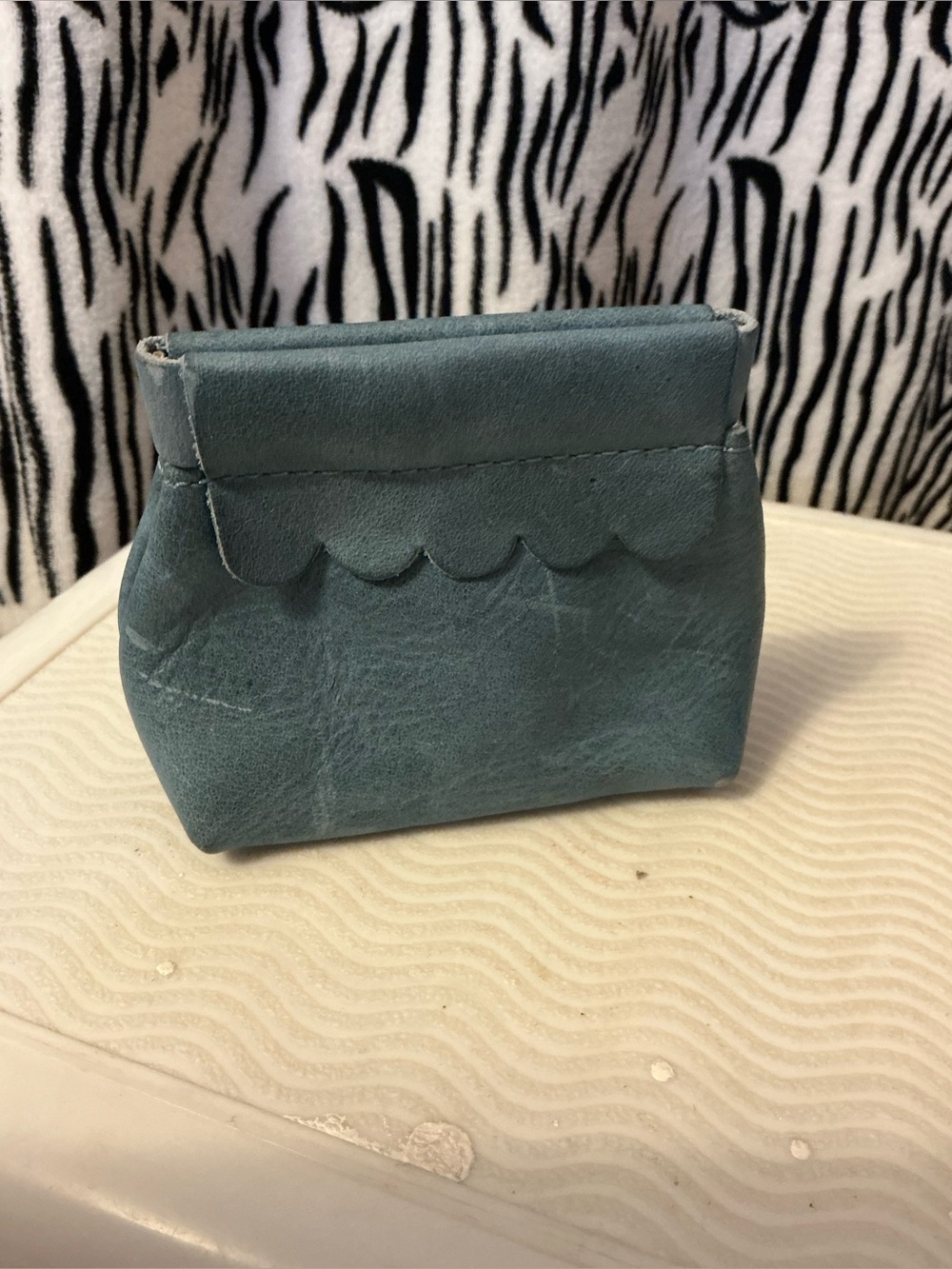 PLG small raindrop in aqua with penny pouch and fortune cookie pouch - Picture 8 of 8